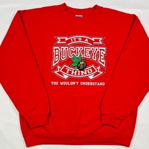 Ohio State Buckeyes Graphic Crewneck Sweater